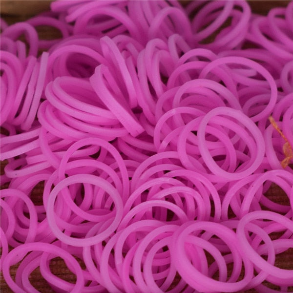 Rubber bands bracelet for kids or hair rubber loom bands refill DIY